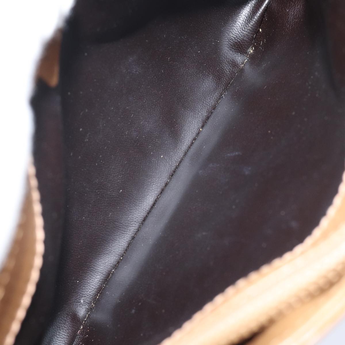 Celine Macadam Shoulder Bag Beige Canvas Good condition - Box View