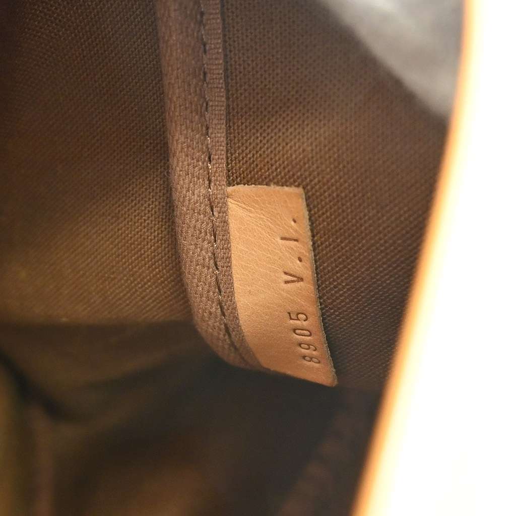 Louis Vuitton Saumur Handbag Brown Canvas Good condition - Box View