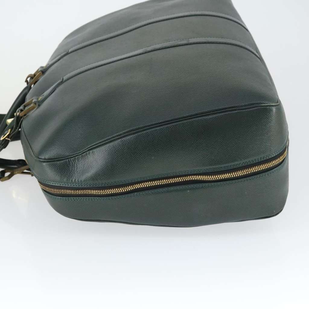 Louis Vuitton Helanga Bag Green Leather Fair condition - Model View