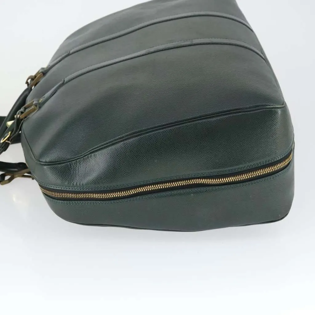 Louis Vuitton Helanga Bag Green Leather Fair - Model View