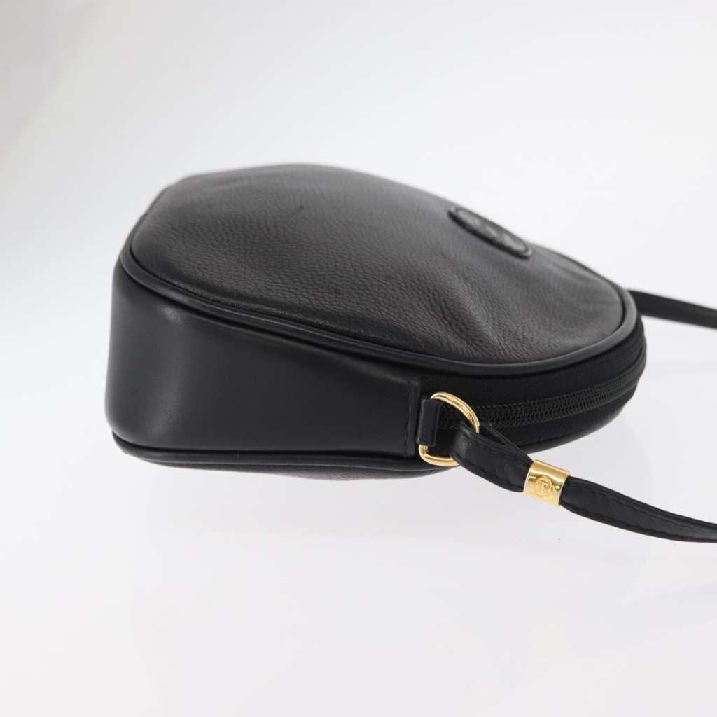 Gucci Vintage Shoulder Bag Black Leather Good condition - Inside View