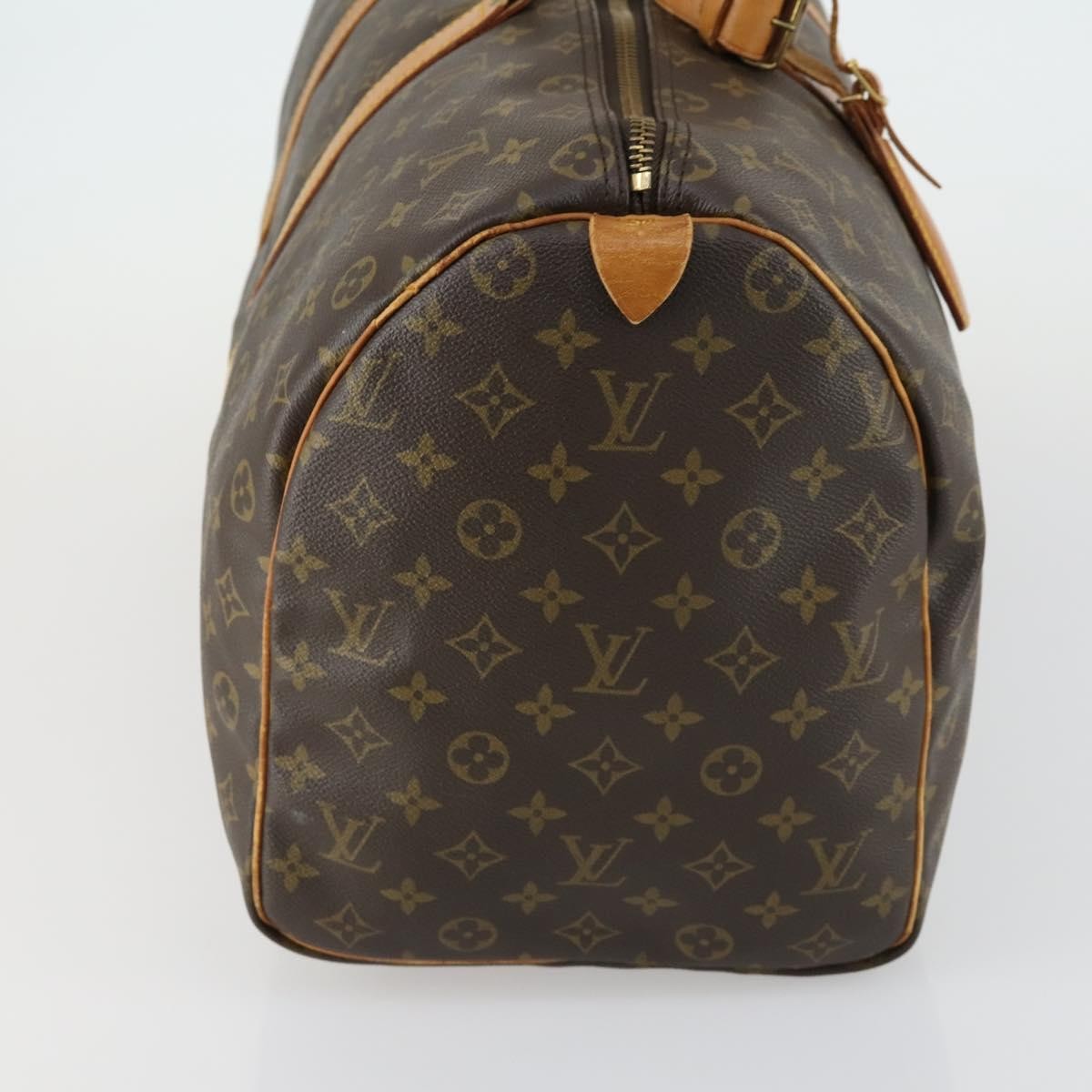 Louis Vuitton Keepall Bag Brown Canvas Good condition - Model View