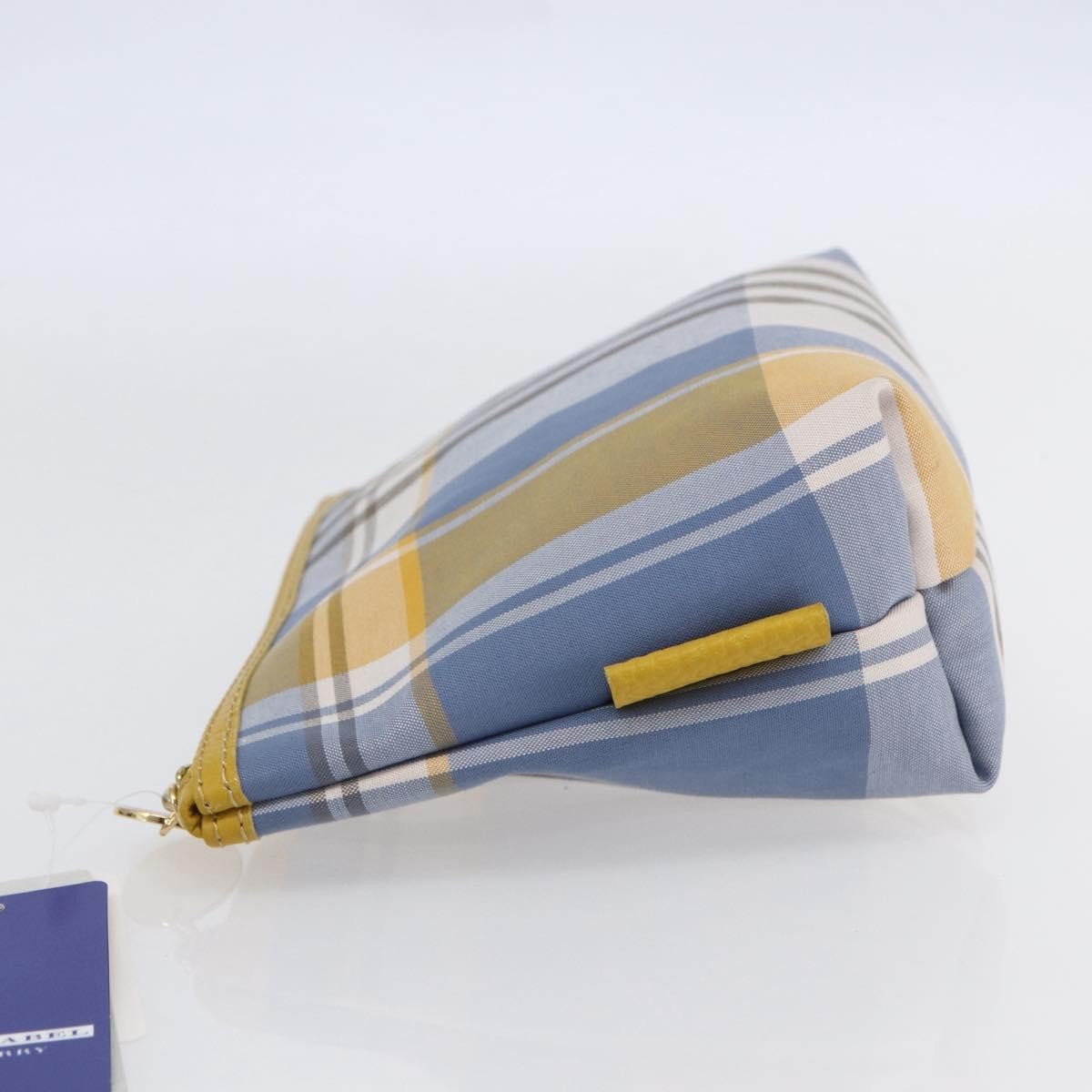 Burberry Nova check Pochette Blue Canvas Good condition - Model View
