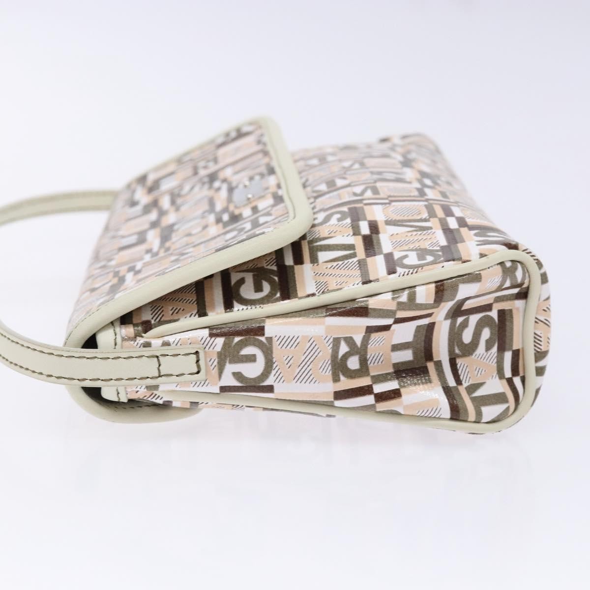 Salvatore Ferragamo Vintage clutch Bag Beige Canvas Good condition - Model View