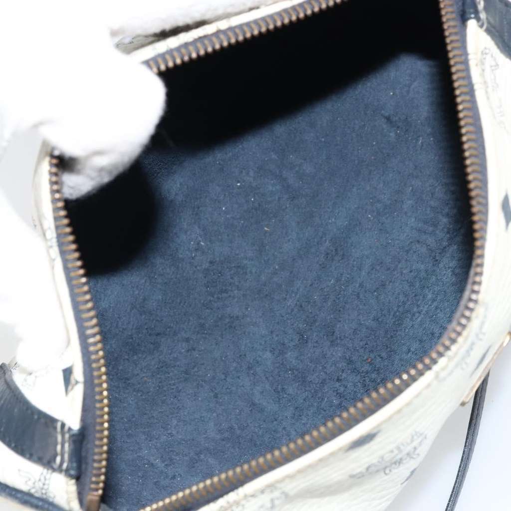 Mcm Visetos Shoulder bag White Fair condition - Box View