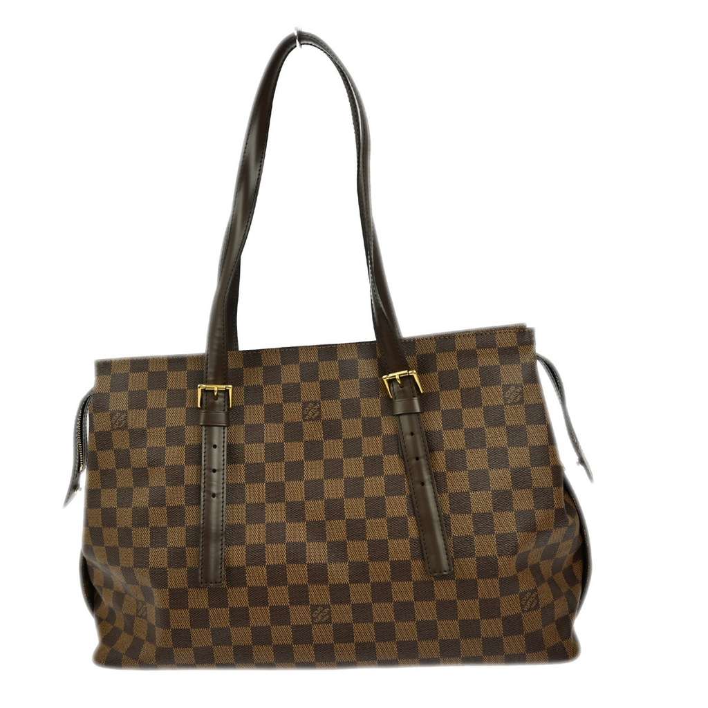Louis Vuitton Chelsea Handbag Brown Canvas Good condition - Back View