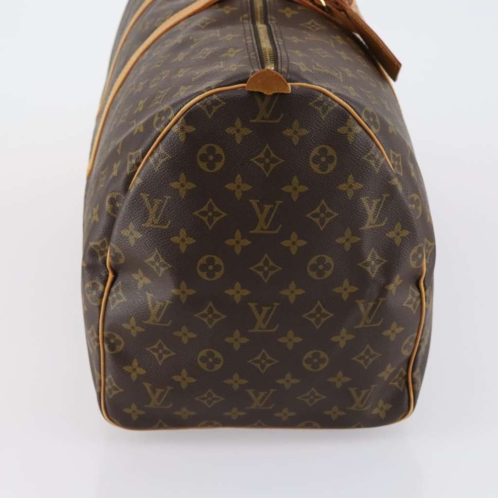 Louis Vuitton Keepall Bag Brown Canvas Good condition - Model View