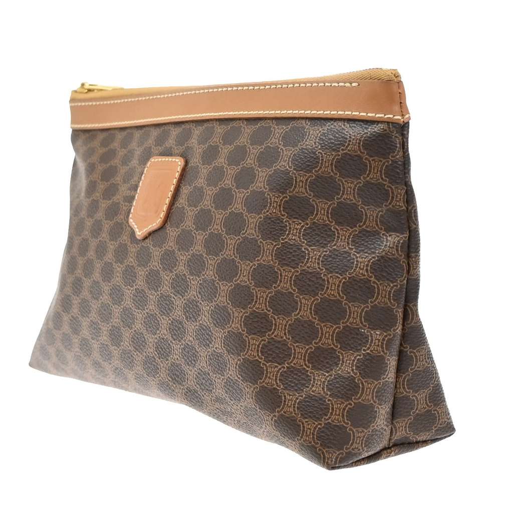 Celine Macadam Pochette Brown Canvas Good condition - Inside View