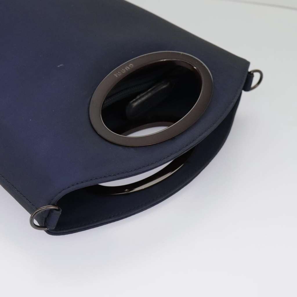 Gucci Brick Lane Tote Blue Canvas Fair condition - Box View