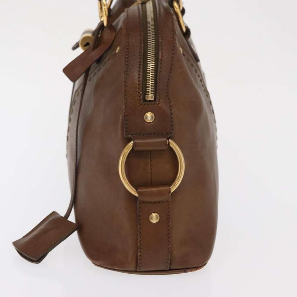 Saint Laurent Muse Dome Bag Brown Leather Fair condition - Inside View