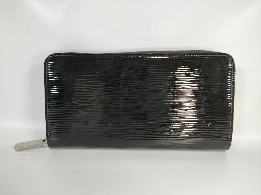 Louis Vuitton Zippy Organizer Black Leather Very good condition - Model View