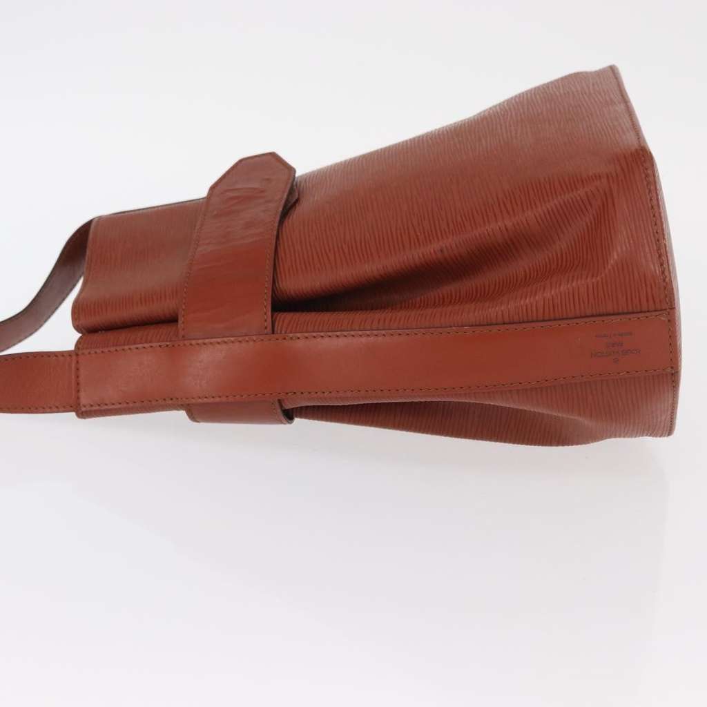 Louis Vuitton Vintage Sac d'Epaule Handbag Brown Leather Good condition - Model View