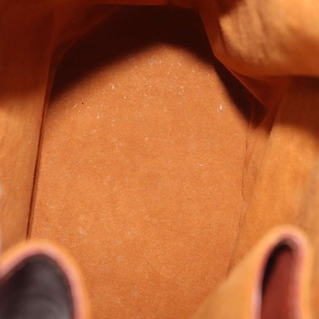 Louis Vuitton Vintage Sac d'Epaule Handbag Brown Leather Good condition - Box View