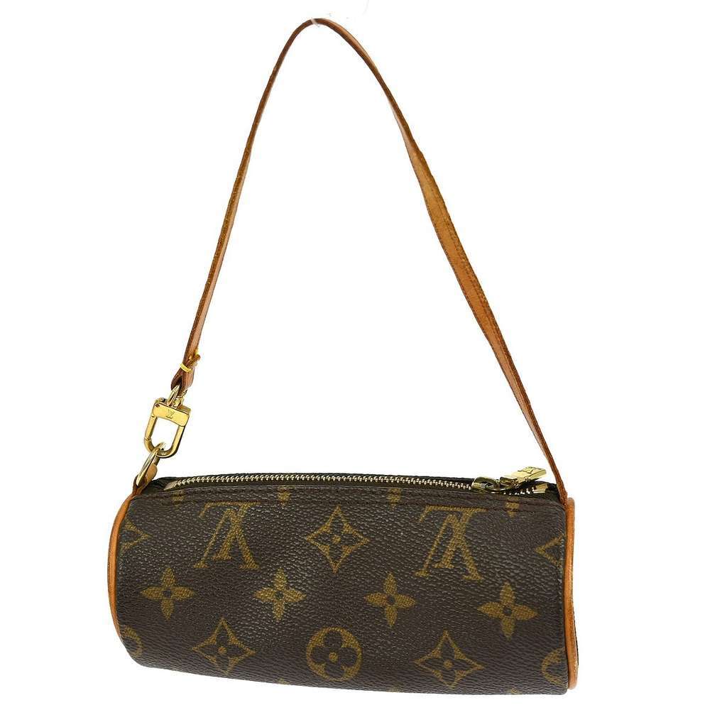 Louis Vuitton Papillon Pochette Brown Canvas Fair condition - Back View