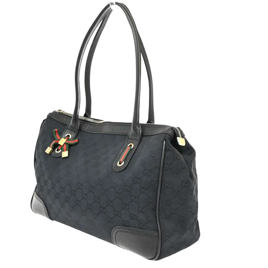 Gucci Princy Tote Black Canvas Good condition - Inside View
