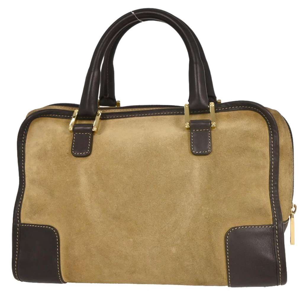 Loewe Amazona Bag Beige Suede Good condition - Back View