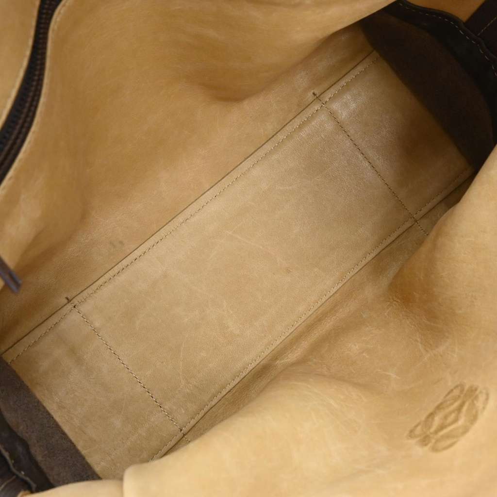 Loewe Amazona Bag Beige Suede Good condition - Inside View