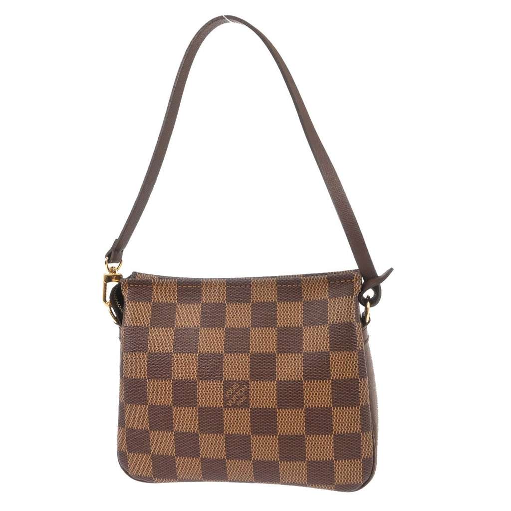 Louis Vuitton Trousse Make Up Bag Brown Canvas Good condition - Back View