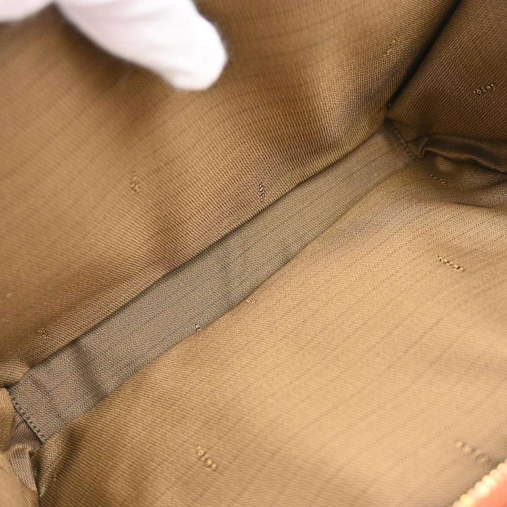 Fendi Vintage Shoulder Bag Brown Leather Good condition - Inside View