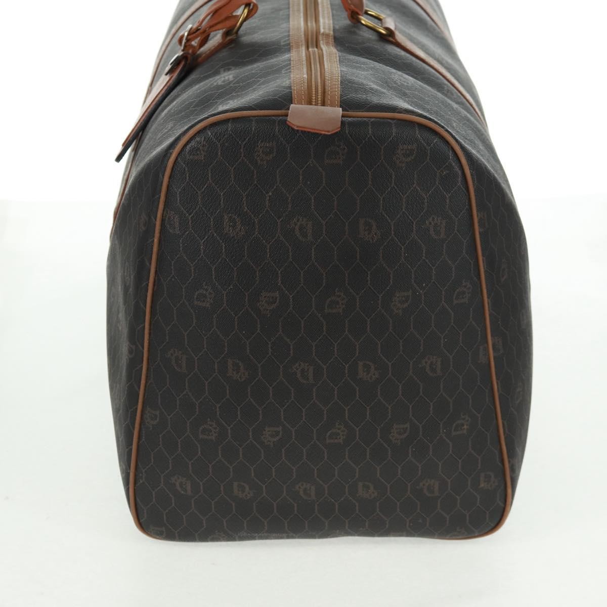 Christian Dior Vintage Honeycomb Boston bag Black Canvas Good condition - Inside View