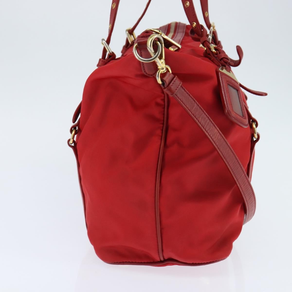 Prada Convertible Logo Tote Red Good condition - Inside View