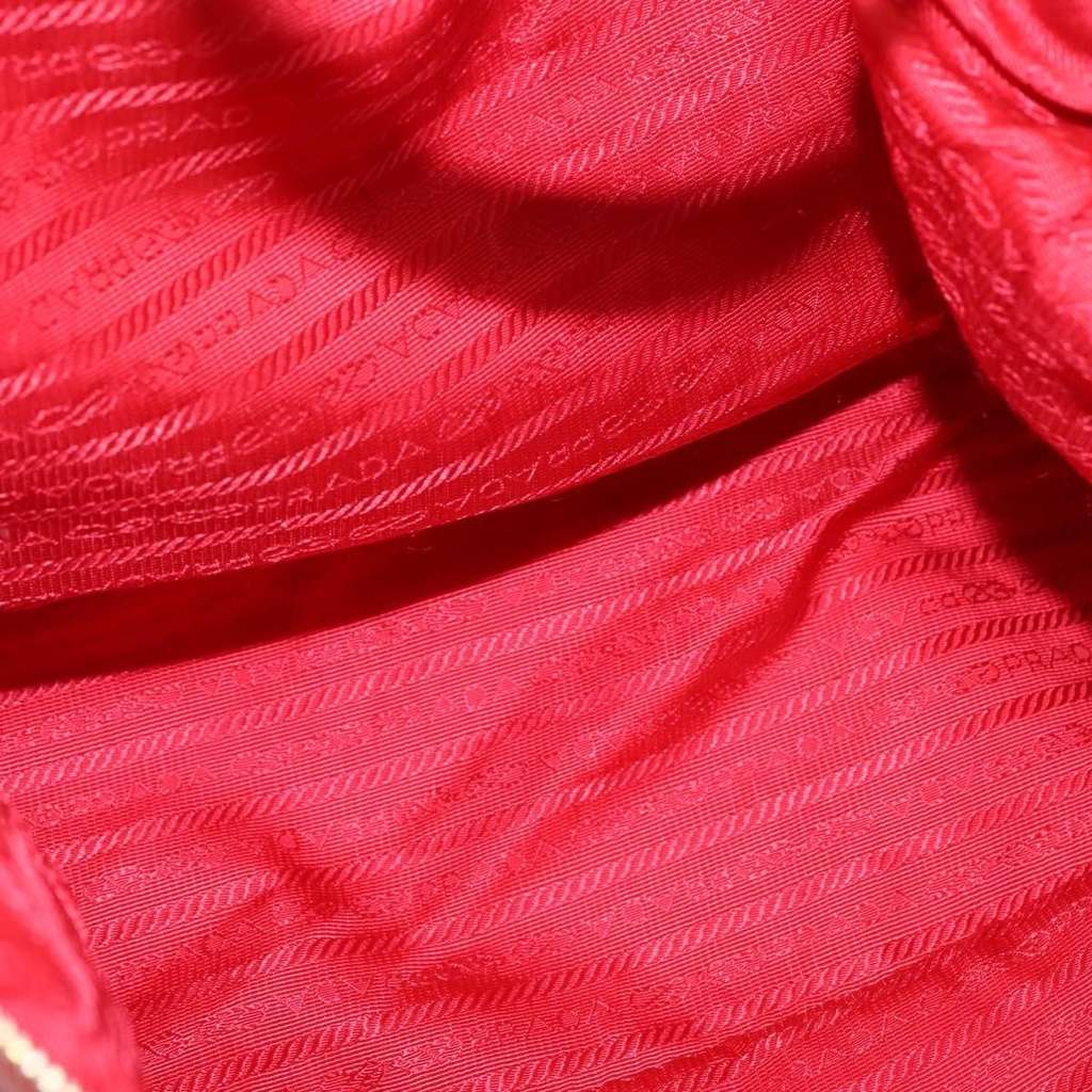 Prada Convertible Logo Tote Red Good condition - Box View