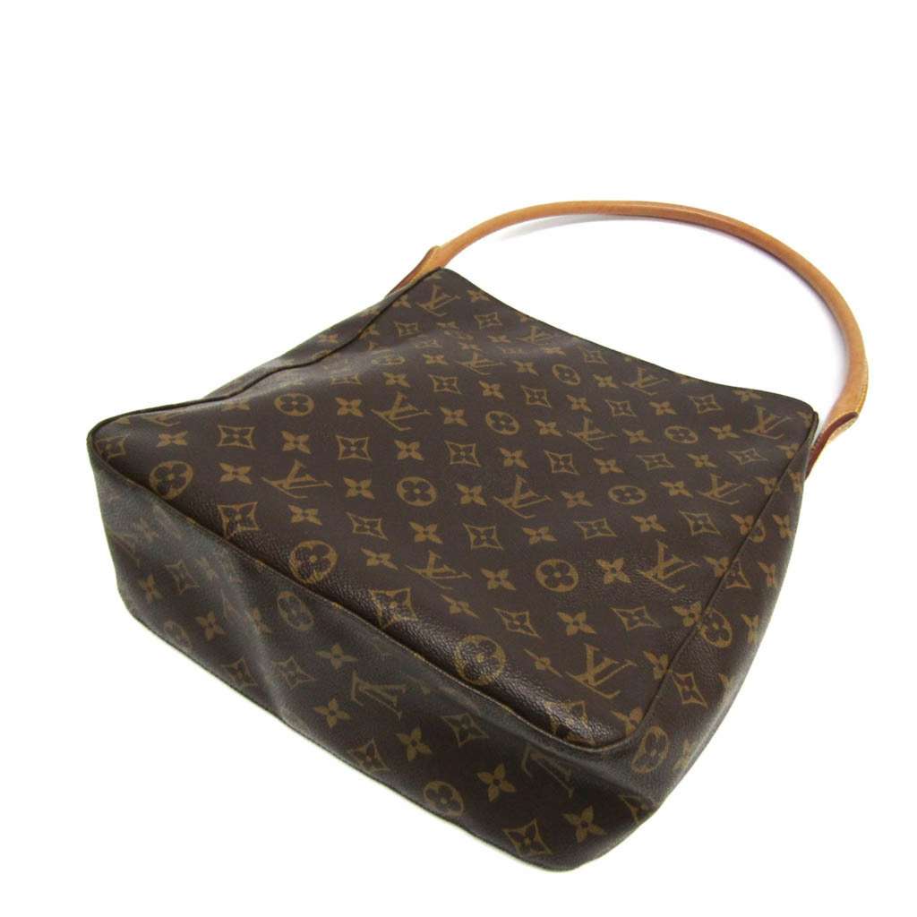 Louis Vuitton Looping Handbag Brown Canvas Good condition - Back View