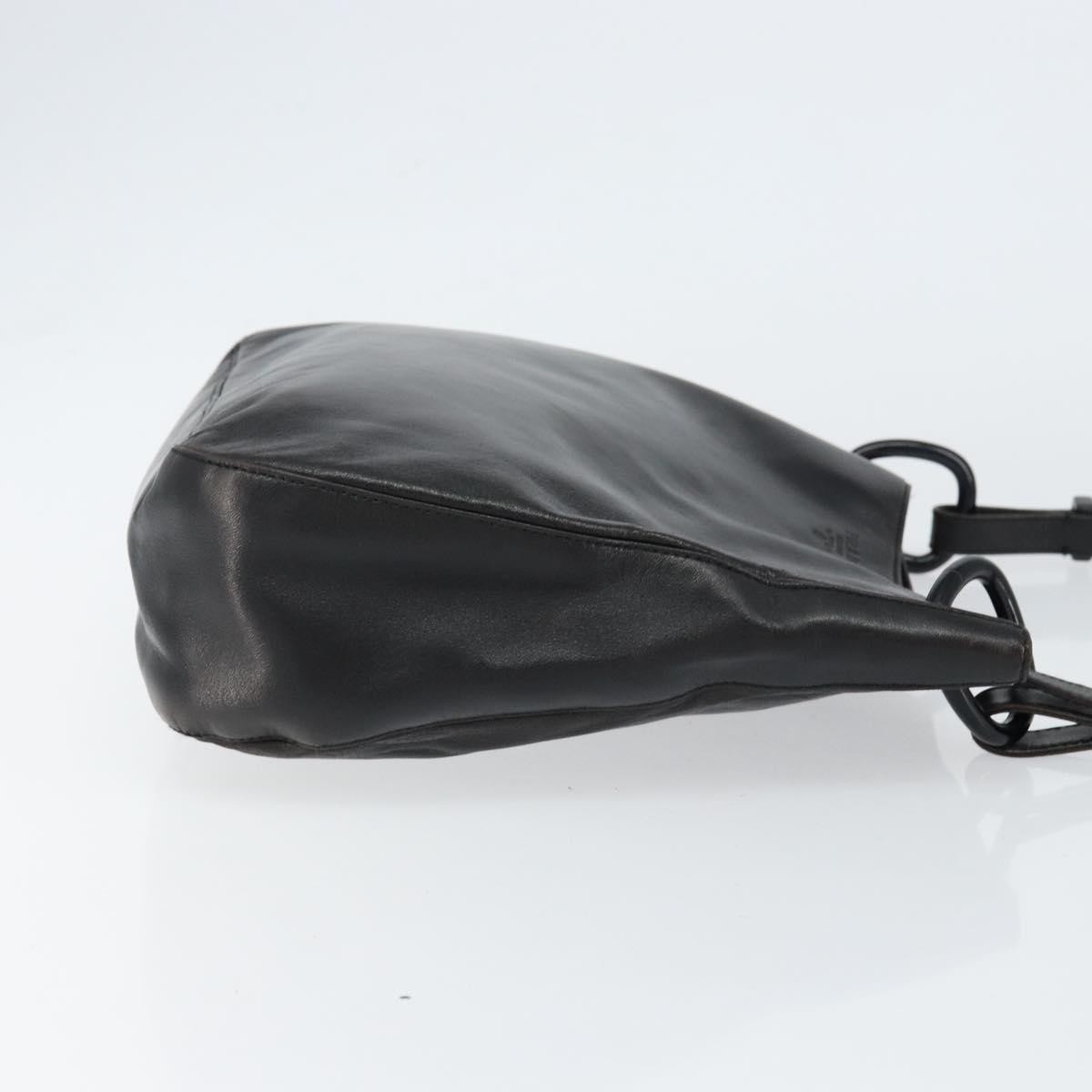 Prada Vintage Shoulder Bag Black Leather Good condition - Inside View