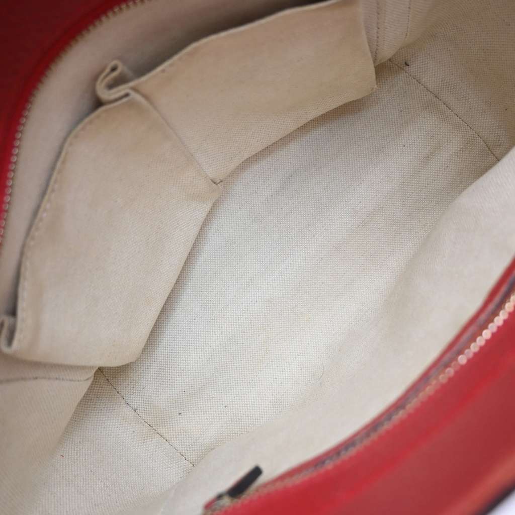 Gucci Swing Crossbody Bag Red Leather Good condition - Box View