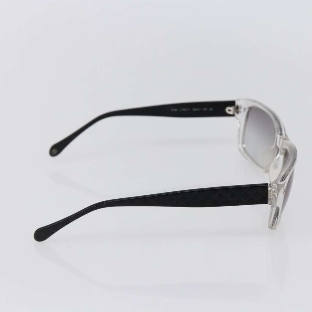 Chanel Logo CC Sunglasses Black Plastic Good condition - Inside View