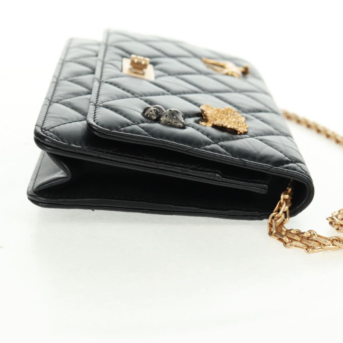 Chanel Lucky Charms Reissue 2.55 Flap Bag Black Leather Good condition - Model View