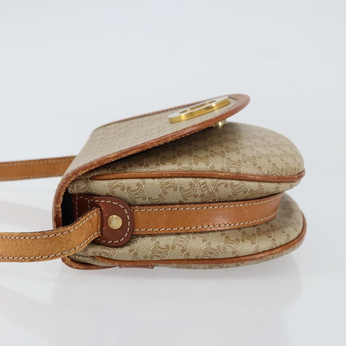 Celine Macadam Shoulder Bag Beige Good condition - Model View