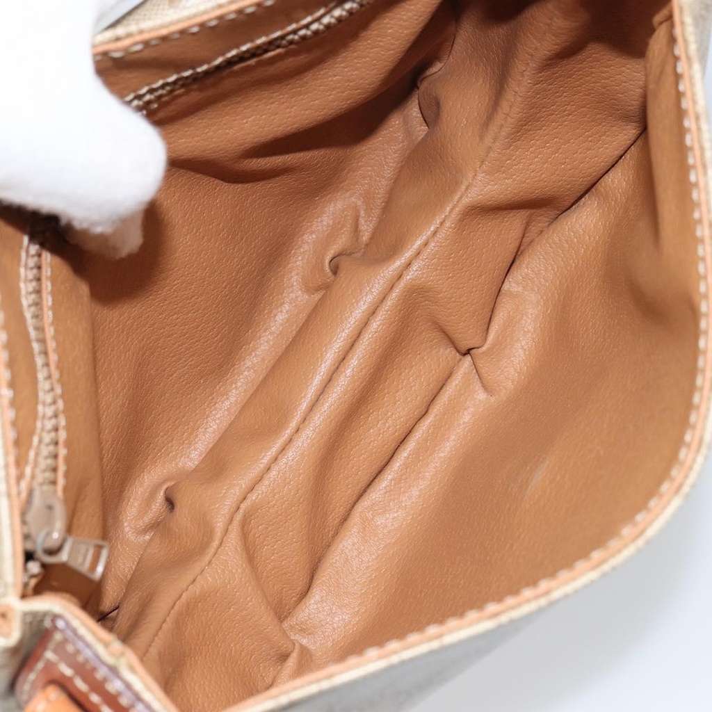 Celine Macadam Shoulder Bag Beige Good condition - Box View