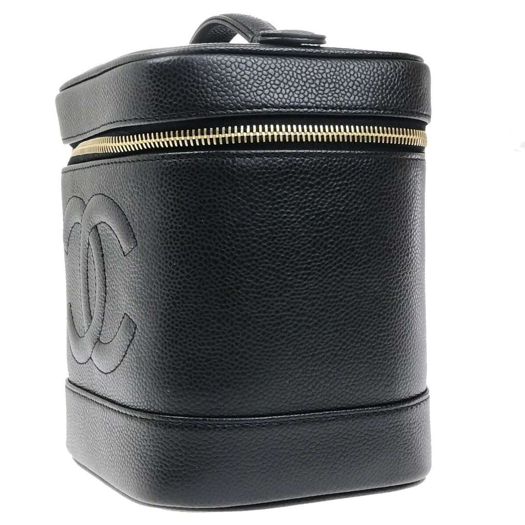Chanel Vintage Timeless Cosmetic Case Black Good condition - Inside View