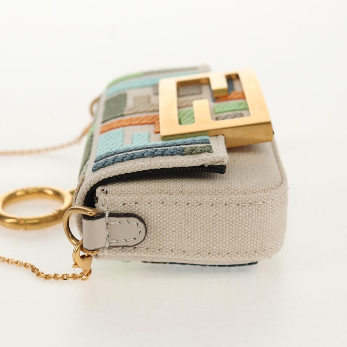 Fendi Chain Baguette Charm Bag Other Canvas Good condition - Inside View