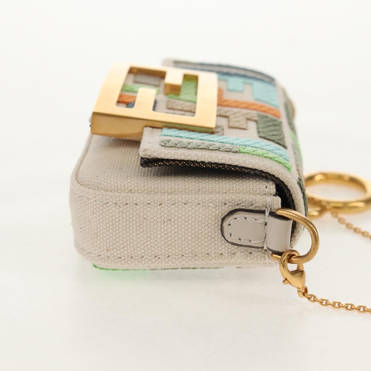 Fendi Chain Baguette Charm Bag Other Canvas Good condition - Model View