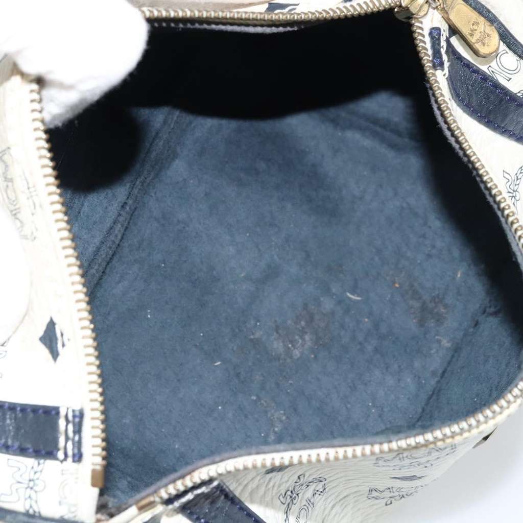 Mcm Visetos Shoulder bag White Good condition - Box View