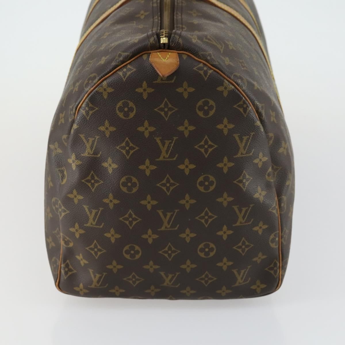 Louis Vuitton Keepall Bag Brown Canvas Fair condition - Model View