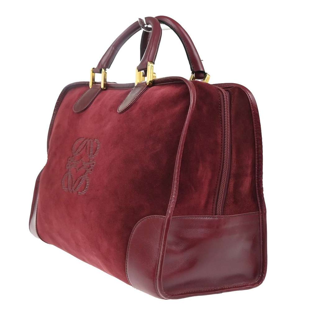 Loewe Amazona Bag Red Suede Good condition - Inside View