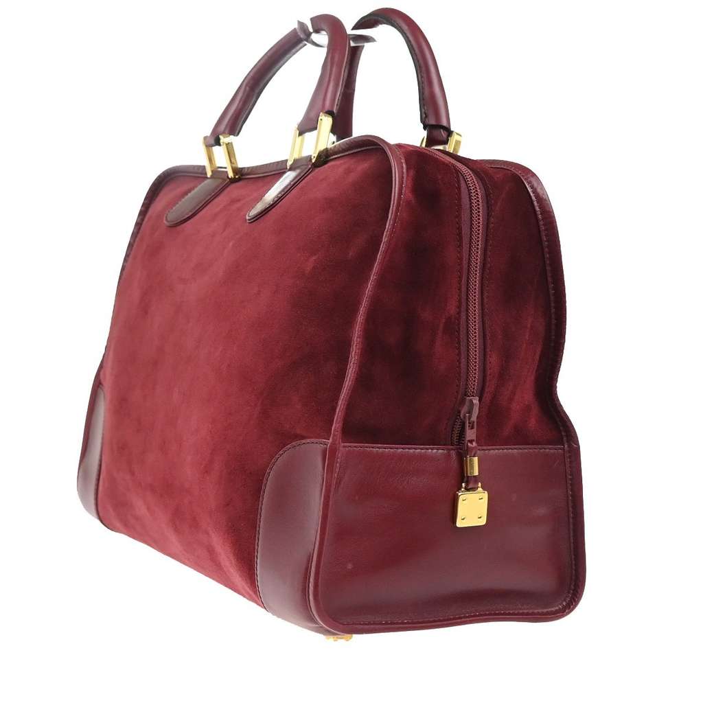 Loewe Amazona Bag Red Suede Good condition - Model View