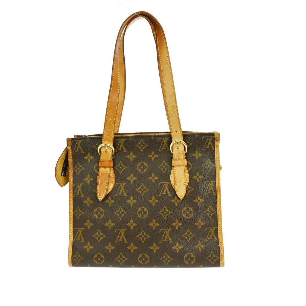 Louis Vuitton Popincourt Tote Brown Canvas Good condition - Back View