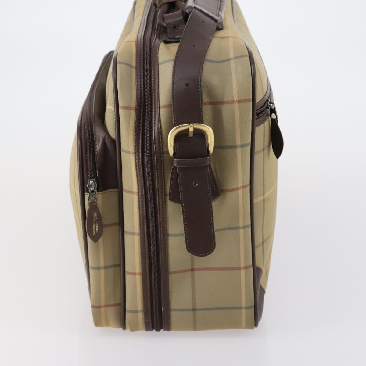 Burberry Nova check boston bag Beige Canvas Good condition - Inside View