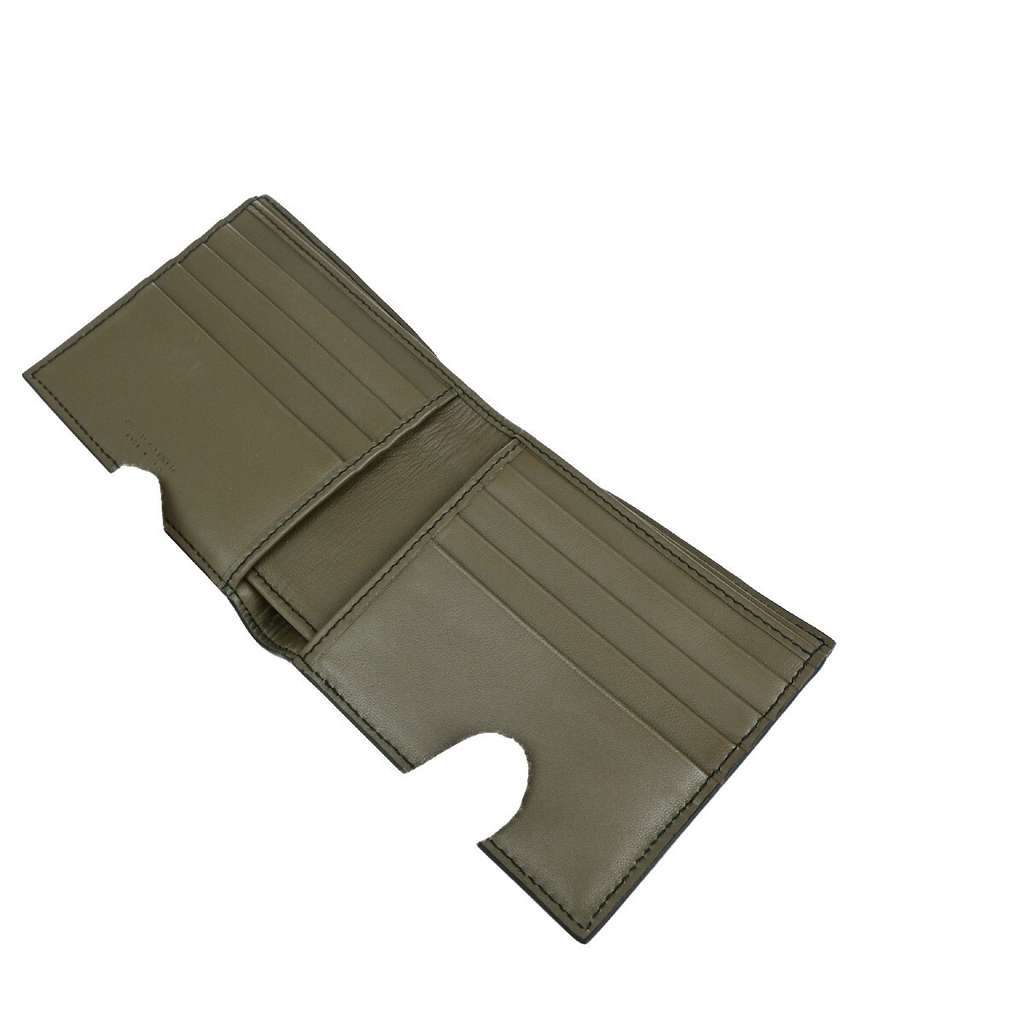 Bottega Veneta Compact Bifold Wallet Brown Leather Good condition - Box View