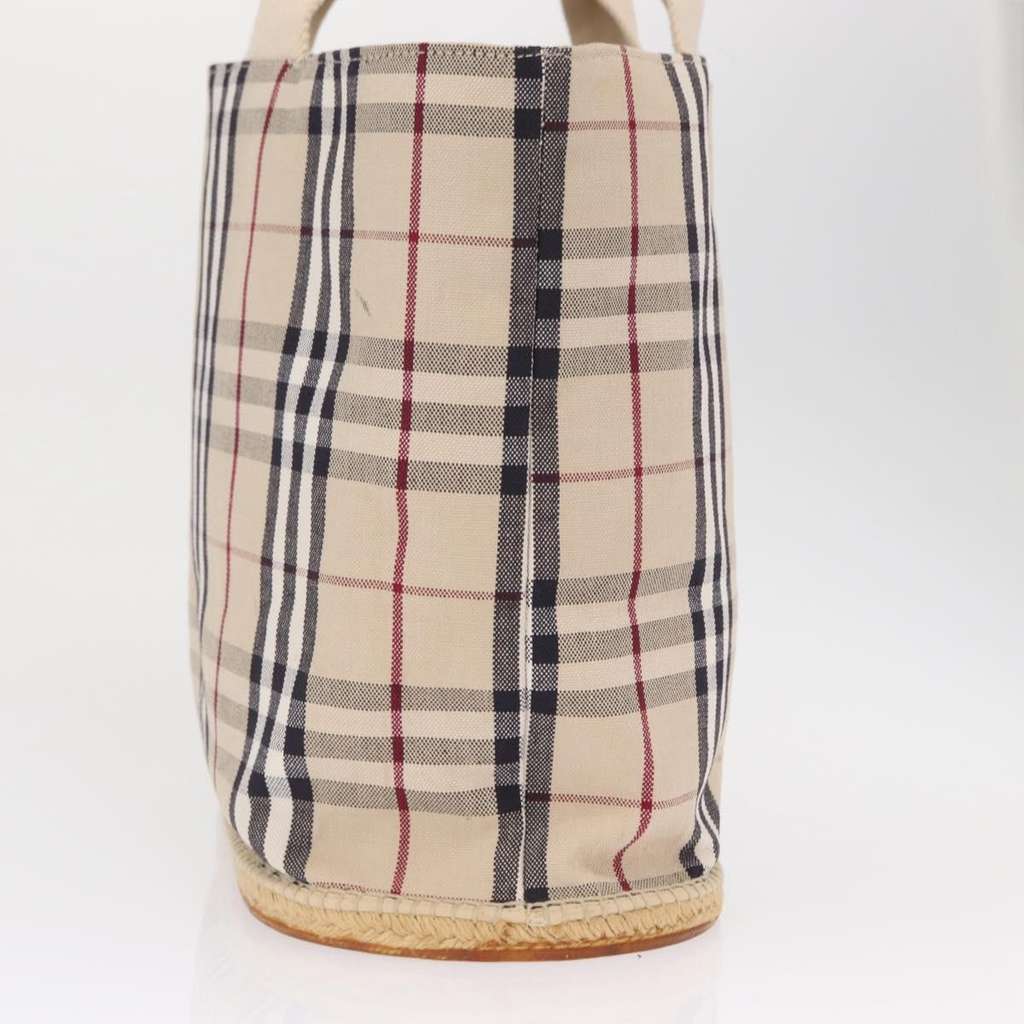 Burberry Nova Check Tote Beige Canvas Good condition - Inside View
