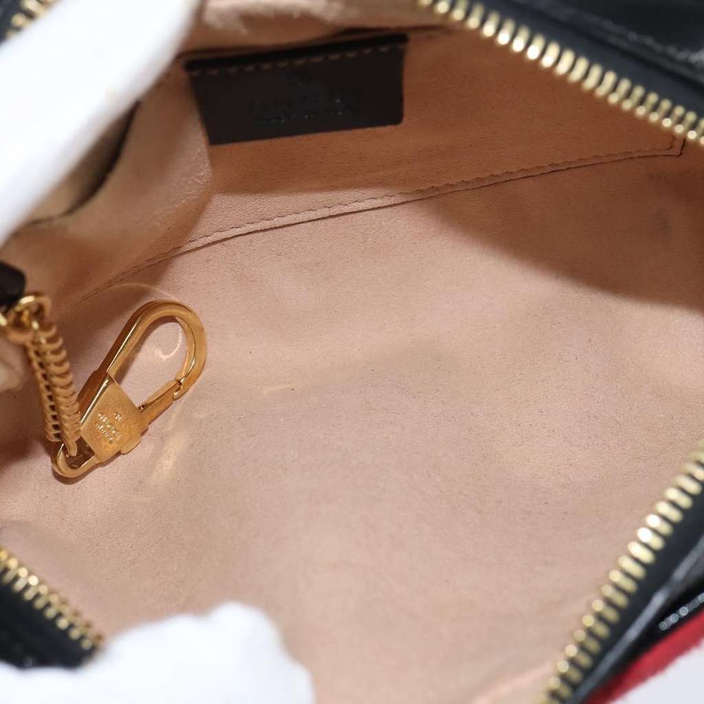 Gucci Ophidia Shoulder Bag Red Suede Good condition - Box View