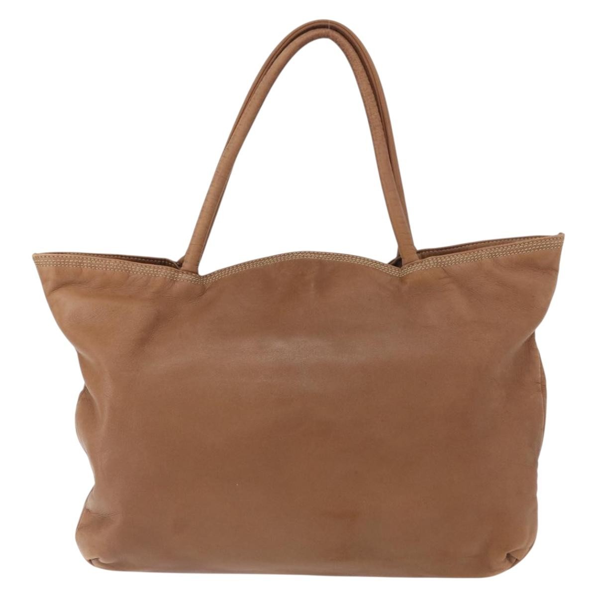 Loewe Anagram Tote Brown Leather Good condition - Back View