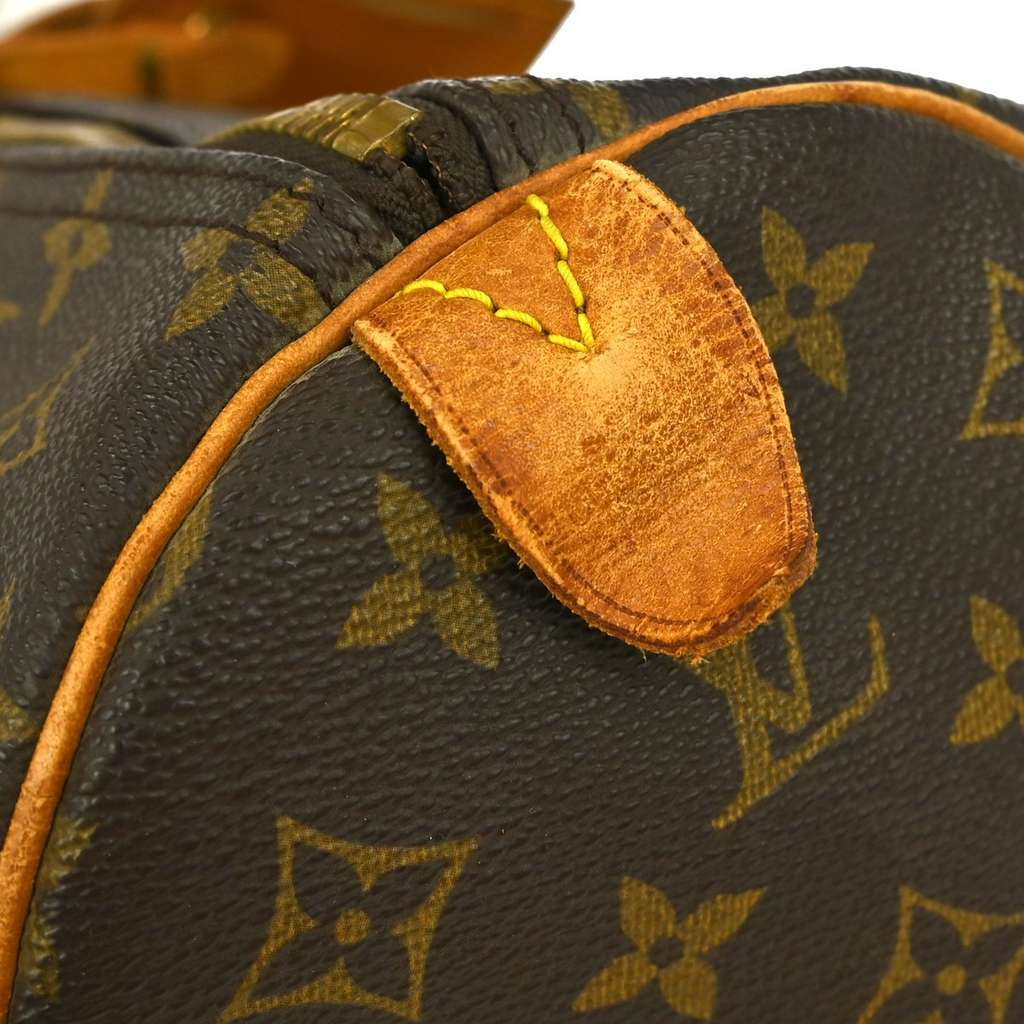 Louis Vuitton Keepall Bag Brown Canvas Fair condition - Box View