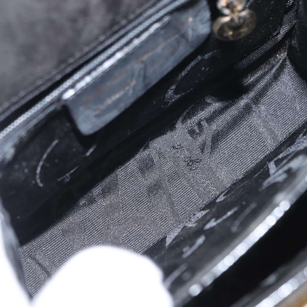 Salvatore Ferragamo Gancini Convertible Top Handle Bag Black Fair condition - Box View