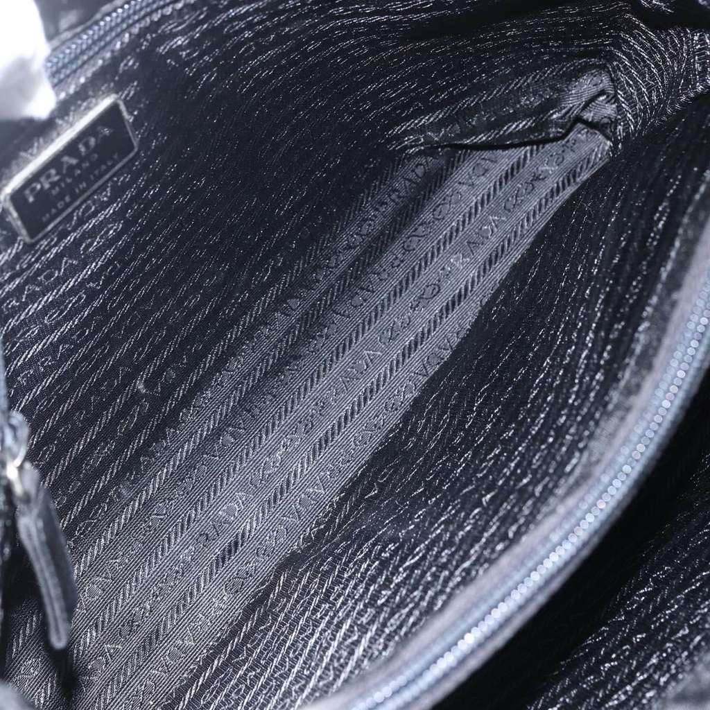 Prada Vintage Shoulder Bag Black Good condition - Box View