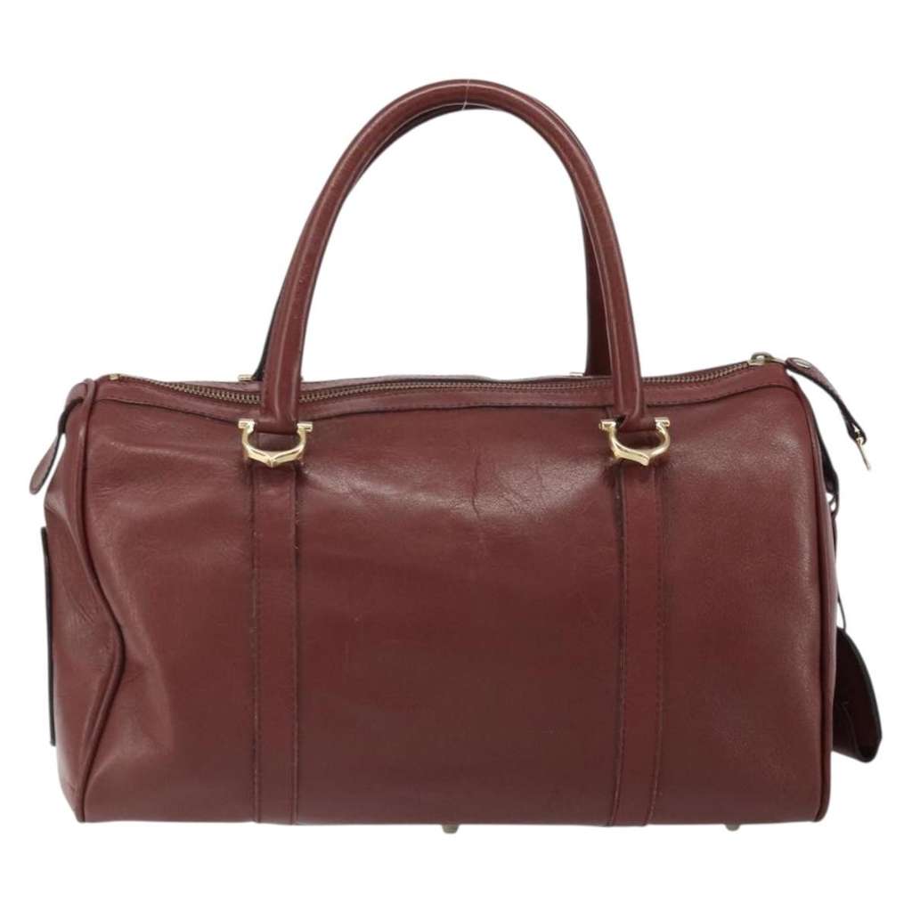 Cartier Must De Cartier Burgundy Leather Good condition - Back View